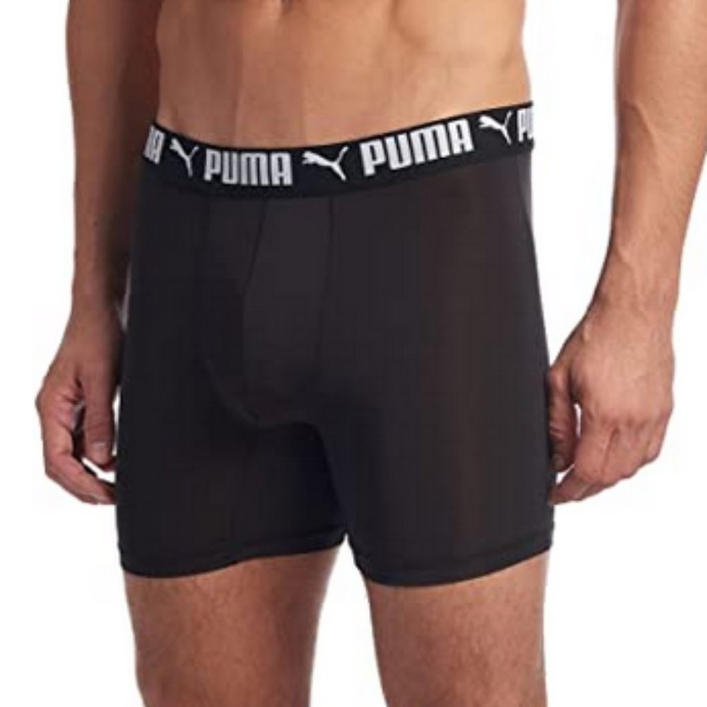 Excellent Used Condition Men's PUMA Performance Boxer Briefs Black Size Large - Picture 6 of 11